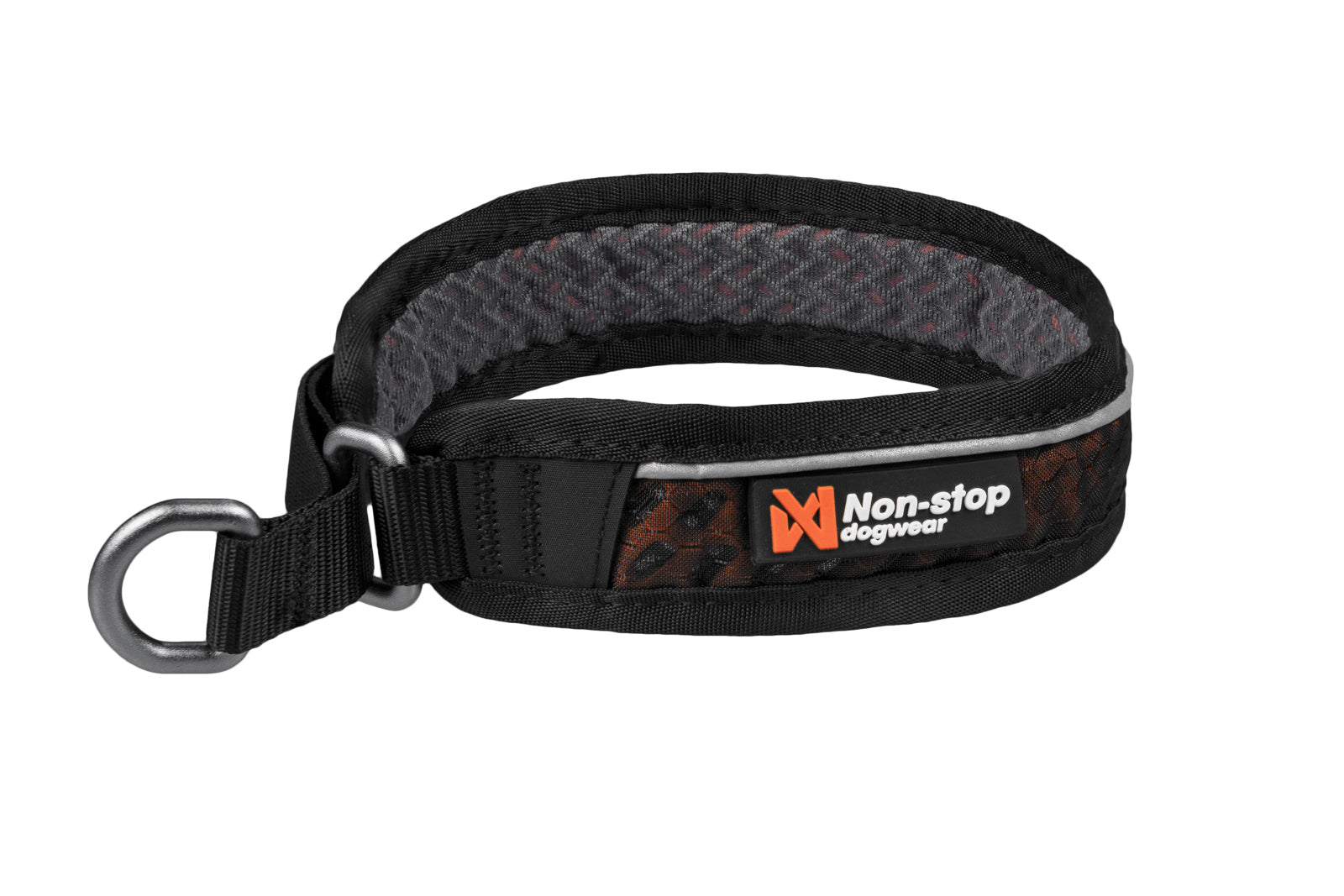 Non Stop Dogwear Rock collar 3.0 – Halvstryphalsband med HexiVent trippelmesh - Svart, 2XS - 15711