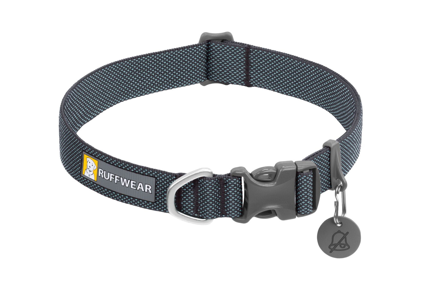 Ruffwear Hi & Light™ – Ultralätt halsband - Basalt Gray, Small - 2555-042911