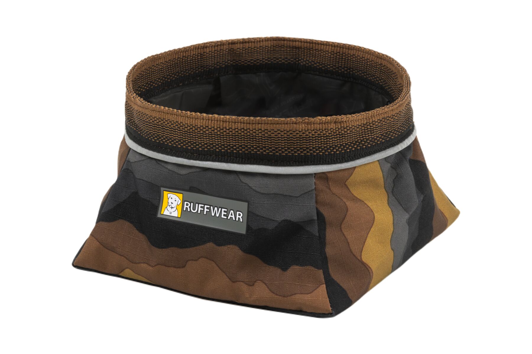 Ruffwear Quencher, hopfällbar vatten/matskål - Moonlight Mountains, M - 20504-964M