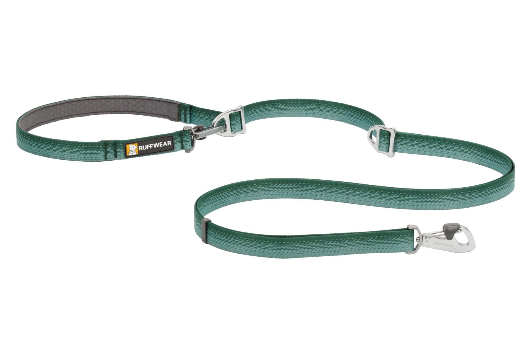 Ruffwear Switchbak™ Leash, hundkoppel med många möjligheter - River Rock Green - 40251-355