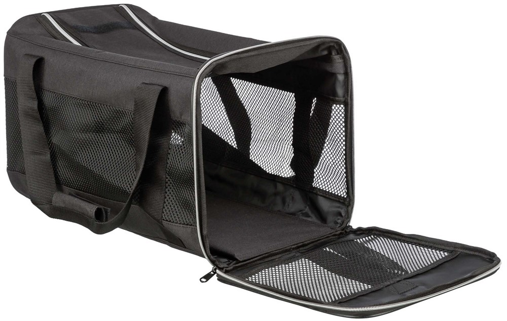 Trixie Transportväska Ryan – Öppnas upptill, <10 kg, 55 × 30 × 30 cm, svart - Svart - 28851