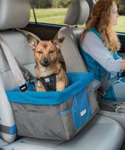 Kurgo Heather Booster Seat Blå/Grafit