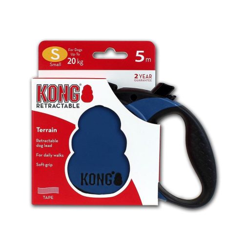 KONG Terrain Retractable Flexikoppel Blå/svart - Bild 3