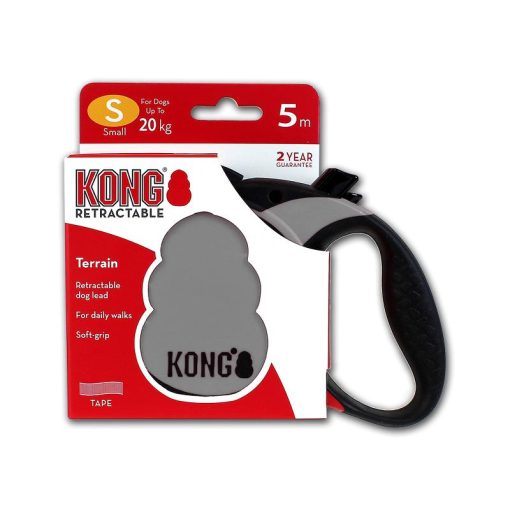 KONG Terrain Retractable Flexikoppel Grå/svart - Bild 3