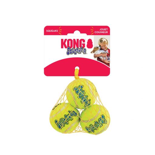 Kong SqueakAir bollar 3-pack S