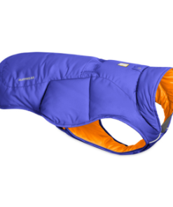 Ruffwear Quinzee (Version 2) fodrat hundtäcke i färgen Huckleberry Blue