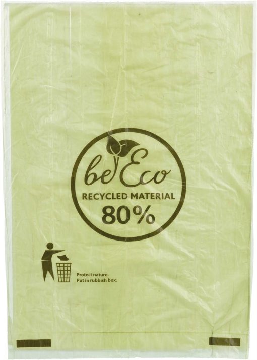 Be Eco Bajspåsar, återvunnen plast, 4 rullar x 20 st, grön - Bild 2