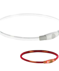 Trixie, blinkhalsband i multifärger med USB laddning